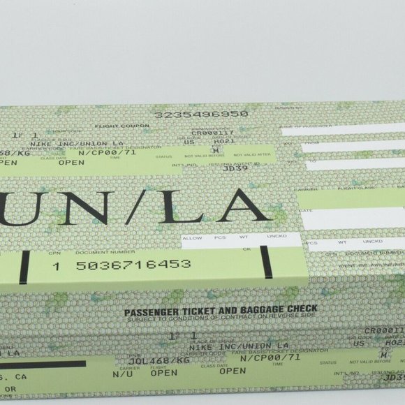 Nike Dunk Low x Union Passport Pack Argon Size 7 DJ9649-400 - Picture 9 of 10